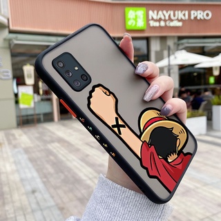 เคสโทรศัพท์มือถือ ซิลิโคนนิ่ม แบบบาง ป้องกันกล้อง ลายแบรนด์ลูฟี่ สําหรับ Samsung galaxy A71 4G A71 5G