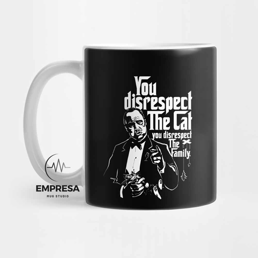 Corleone Cat Godfather Mug