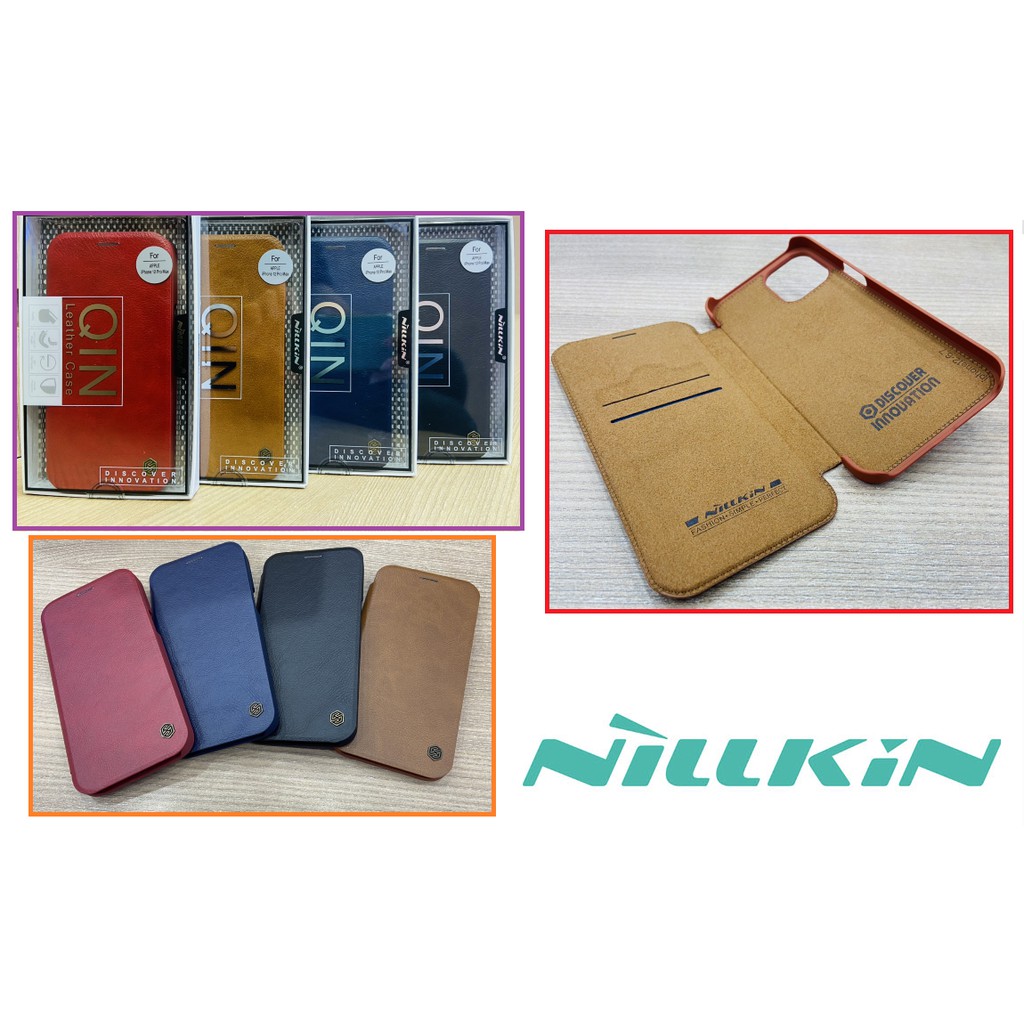 NiLLKiN QIN Leather Case เคสฝาพับ iPhone 12 Mini , iPhone 12/12 Pro , iPhone 12 Pro Max
