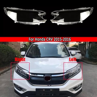 ฝาครอบเลนส์ไฟหน้ารถยนต์ แบบใส สําหรับ Honda CRV 2015 2016