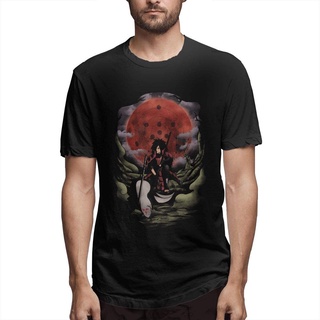 เสื้อยืดแขนสั้นนารูโตะ Vivilineneu Naruto Madara Uchiha Mens Short Sleeve T-Shirt  Naruto