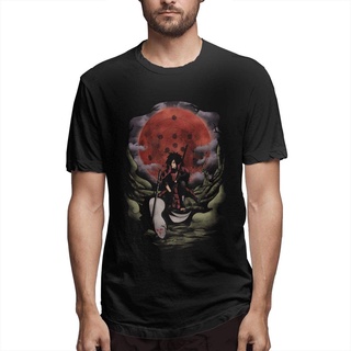 เสื้อยืดแขนสั้นนารูโตะ Vivilineneu Naruto Madara Uchiha Mens Short Sleeve T-Shirt  Naruto