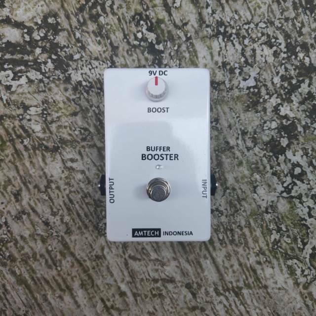 เอฟเฟกต์กีตาร์เบส BOOSTER BUFFER Pedal stomp box handmade AMTECH อินโดนีเซีย