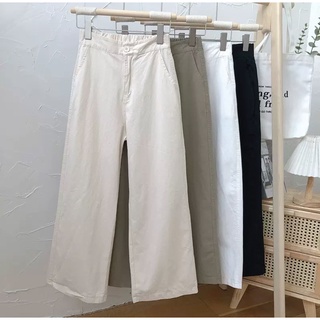 Somedays_closet l 🌷พร้อมส่ง🌷Moon pants กางเกงขายาวสไตล์มินิมอล