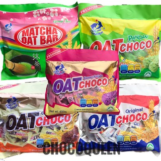 Oat choco ข้าวโอ๊ตอัดเเท่ง 6 รสชาติ