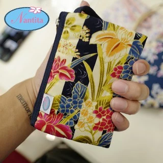 Nantita กระเป๋าสตางค์ กระเป๋าใส่เหรียญ 1 ซิป 3 ช่อง