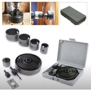 ชุดโฮลซอล HOLE SAW 12ขนาด (16ชิ้น)