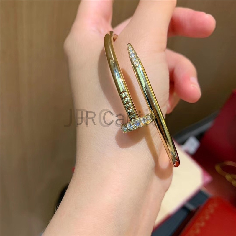 New Ready Stock Best Seller Juste Un Clou Bracelet with Diamonds-Wide version