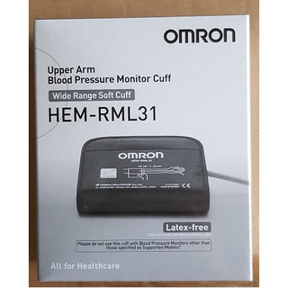 OMRON Wide Range Arm Wrap HEM-RML31 (Cuff Size M-L) ผ้าพันแขนขนาดM-L สำหรับรอบแขน22-42cm. (ของแท้)