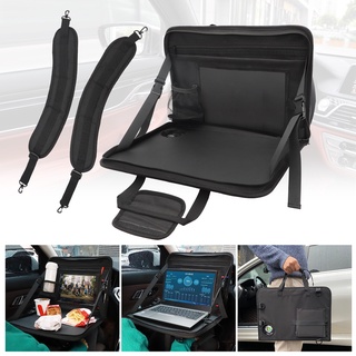 Tesla อุปกรณ์เสริมCar Lato Iad Comuter Bag Back Seat Writing Eating Desk Steering Wheel Tray Bag For Tesla Model 3 Model