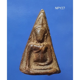 พระนางพญา2หน้า เข่าตรง กรุวัดนางพญา 帕南帕亚 两面佛 Phra Nang Paya, Pim Khao Toeng. [NPY27]