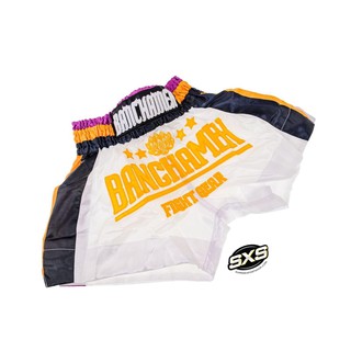 Buakaw Shorts BFG4-5 WHITE PURPLE GOLD