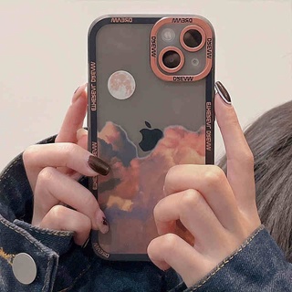 เคสมือถือ แบบนิ่ม ลายก้อนเมฆ สีน้ําตาล สําหรับ VIVO V23E V23 V21E V21 4G 5G V20 V15 S1 Z1 X50 X60 Pro V9 Youth Y53S Y51 Y51A Y31 2021 Y33S Y21S Y21 Y52 Y72 5G