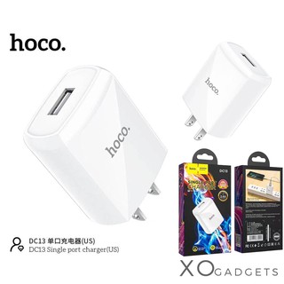 HOCO DC13 Single port charger หัวชาร์จ โทรศัพท์ 5V/2.4A อุปกรณ์ชาร์จบ้าน ชุดชาร์จหัวพร้อมสาย