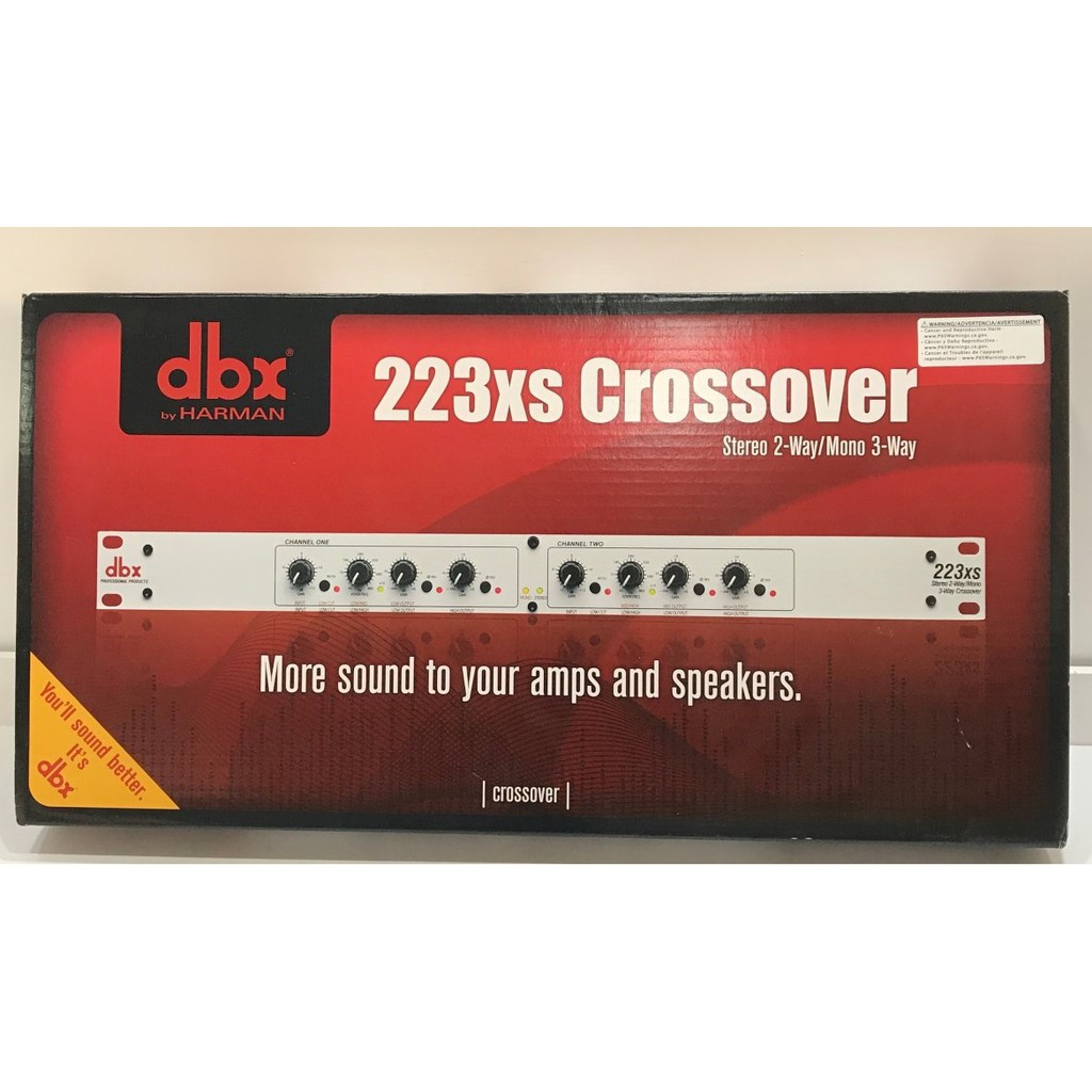 ครอสdbx 223xs crossover 223xs ครอส 2ทาง/ 3ทาง ของแท้รับประกัน