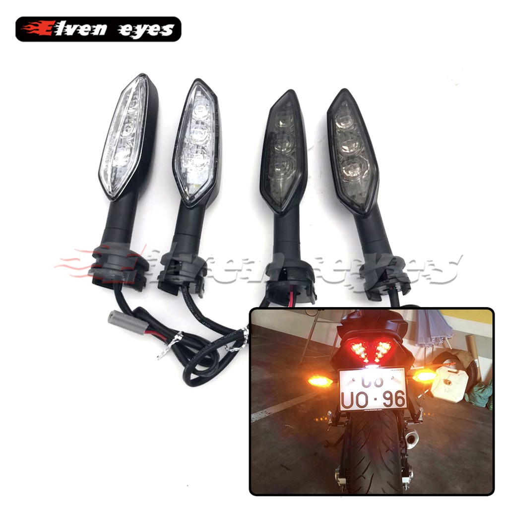 ไฟเลี้ยว LED ด้านหน้าและหลังสําหรับ Yamaha R1 R3 R6 R25 XJ6 FZ1 FZ6 FZ8 ...