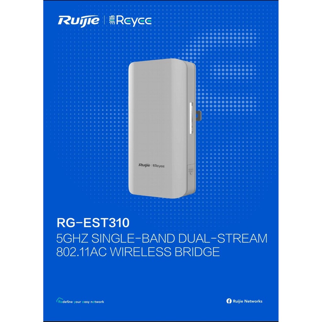 Ruijie Point to Point รุ่น RG-EST310 (Set คู่) Wireless Bridge 5GHz Dual-stream 802.11ac #2