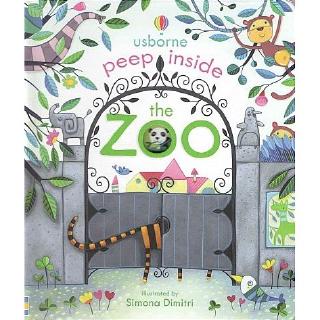 DKTODAY หนังสือ USBORNE PEEP INSIDE THE ZOO