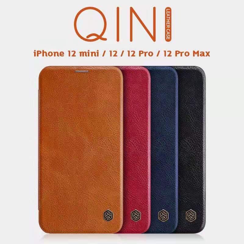 🔥พร้อมส่ง🔥 เคสหนังฝาพับQIN For iPhone 12mini/iPhone 12/iPhone 12 Pro/iPhone 12 Pro Max Nillkin QIN Leather Case