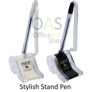 FLORA Stylish Stand Pen ปากกาตั้งโต๊ะ ฟลอร่า หมึกสีน้ำเงิน #ST-3001