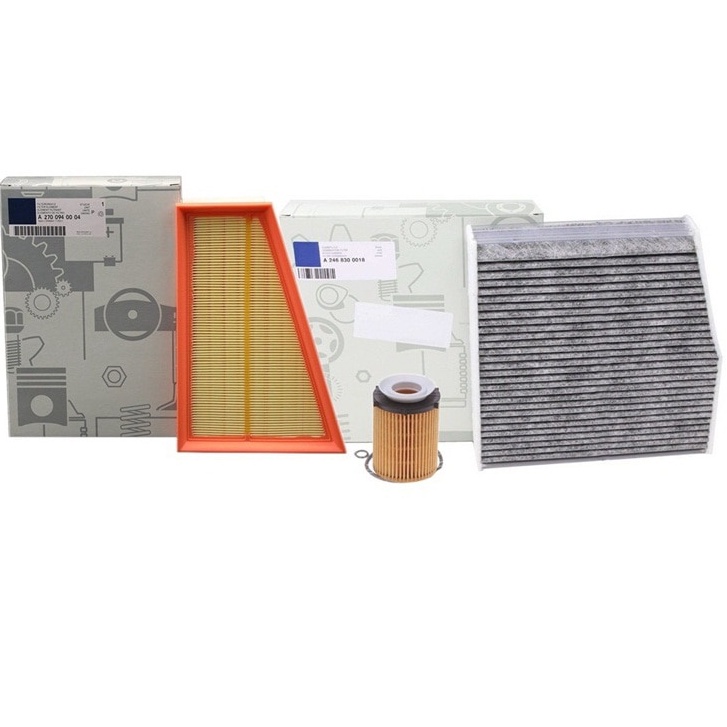 Air Cabin กรองน้ํามันสําหรับ Mercedes Benz AB CLA W246 W176 C117 X117 X156 AMG GLA H247 180 200 220 