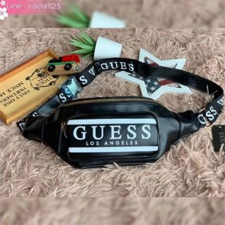 GUESS MARISOLL GYM LOGO FANNY PACK ของแท้ ราคาถูก