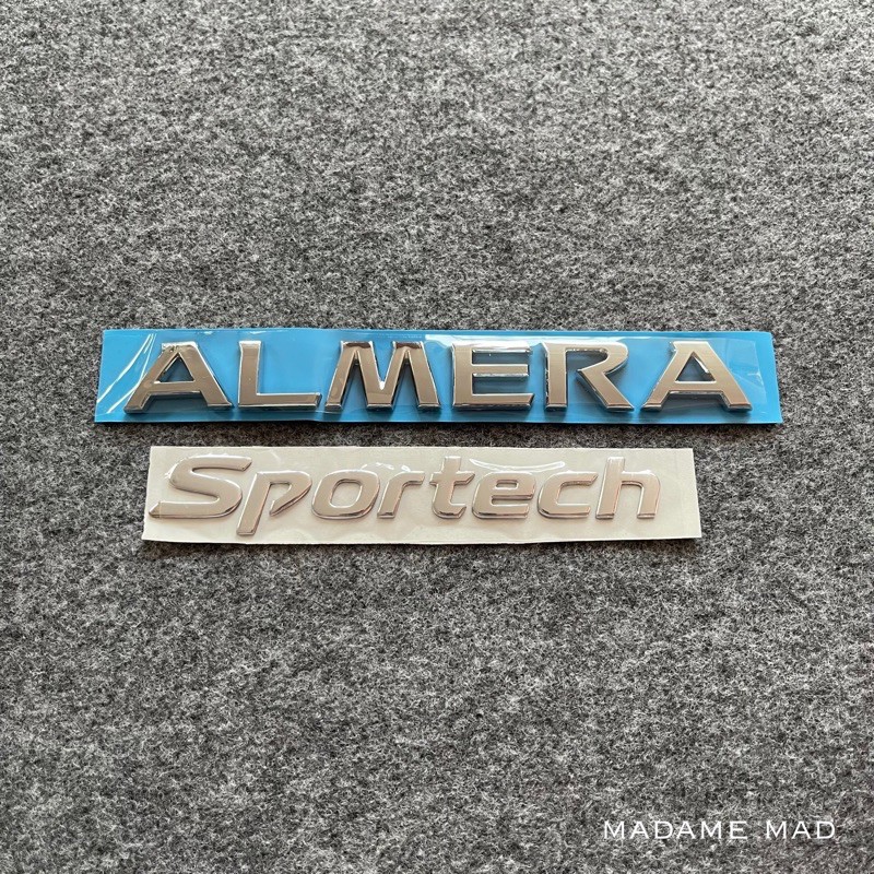 โลโก้ NISSAN ALMERA SPORTECH (จำนวน 2 ชิ้น)