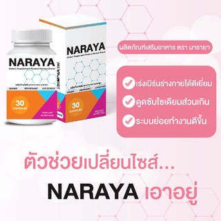 ผลิตภัณฑ์เสริมอาหาร Naraya ส่งฟรี✅เร่งเผาผลาญไขมัน ผอม พุงยุบ ลีนหุ่น ลดน้ำหนัก ฟื้นฟูระบบเผาพลาญ ลดบวมน้ำ บวมเค็ม