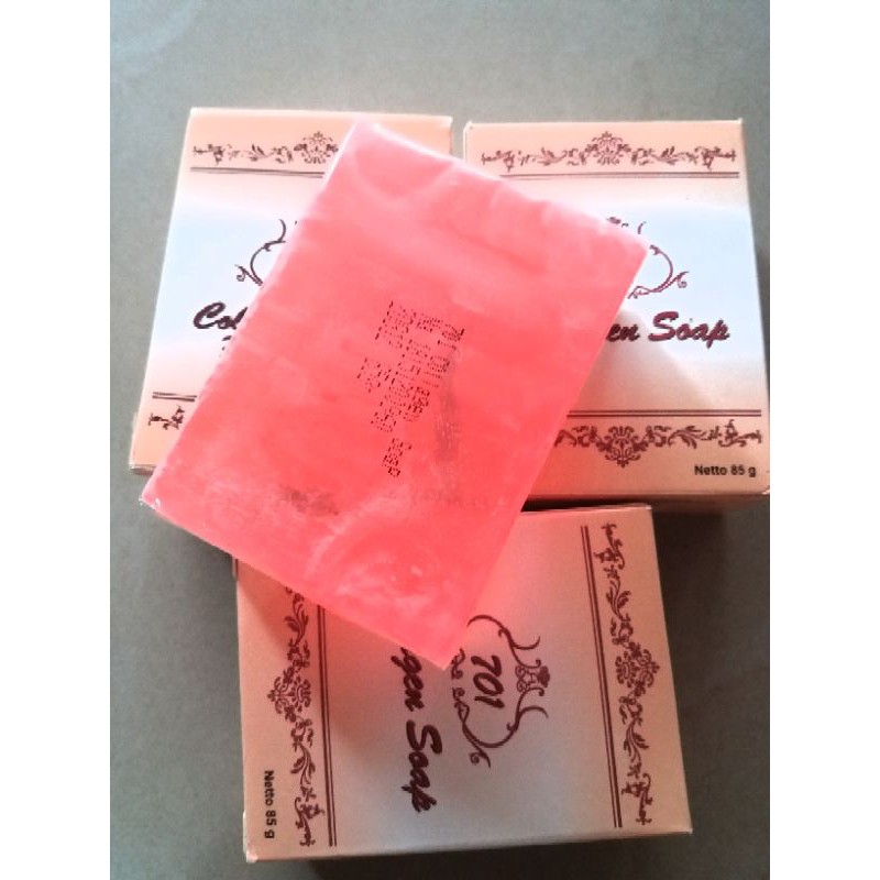 สบู่ Collagen Plus Vit E 701 SOAP Face สบู่ล้างหน้า ของแท้ จากอินโดนีเซีย