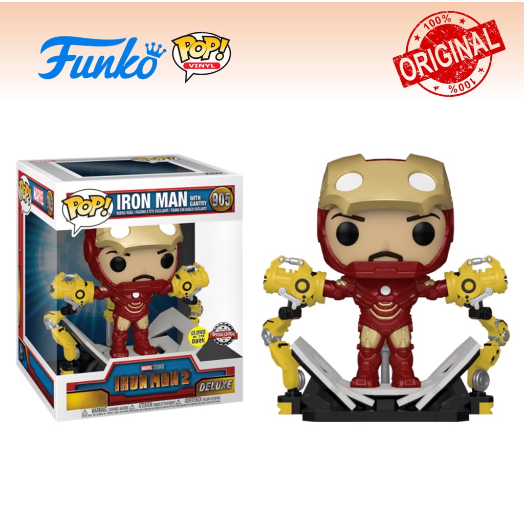 ป๊อป! Deluxe: Iron Man 2 - Iron Man Mark IV with Gantry (Glow In The Dark) [พิเศษ]