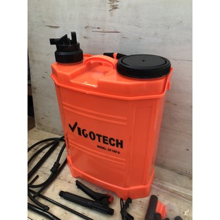 🔥โค้ดINC3LEL3ลด30฿ปั๊มพ่นยา 16 ลิตร Hand Pressure Pump ยี่ห้อ Vigotech รุ่น CF-16F-A