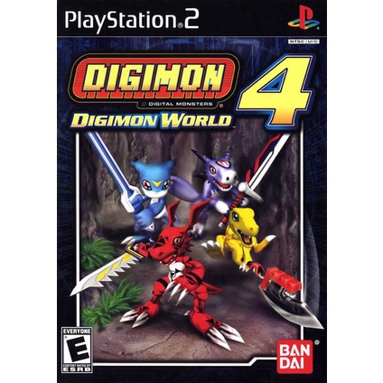 Digimon World 4 (Europe) PS2 แผ่นเกมส์ps2 เกมดิจิมอล แผ่นเกมเพล2 เกมps2