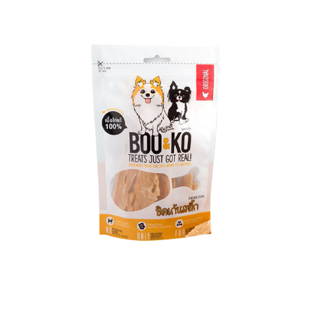 BOO&KO ขนมสุนัข ไก่อบแห้ง รสออริจินอล 60 กรัม