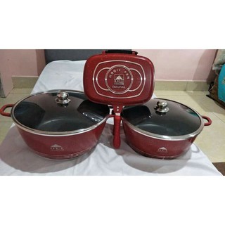 OLI COLLECTION COOKWARE หม้อเคลือบขนาดใหญ่