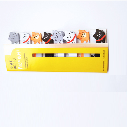 ลายสัตว์น่ารักสร้างสรรค์ นักศึกษาโพสต์มันหมายเหตุ กระดาษโน้ตข้อควา บันทึกสำนักงาน - รูปที่ 4