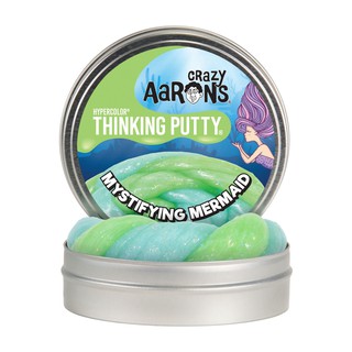 Crazy Aaron Thinking Putty รุ่น Hyper Color เปลี่ยนสีตามอุณหภูมิ MYSTIFYING MERMAID ขนาด 4" TIN