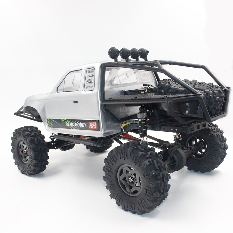 RCtown Remo Hobby 1093-ST 1/10 2.4G 4WD กันน้ําแปรง Rc รถ Off-road Rock Crawler Trail Rigs รถบรรทุก 