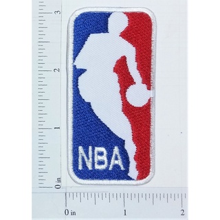 NBA logo National Basketball Association sport โลโก้ เอ็นบีเอ บาสเก็ตบอล กีฬา ตัวรีดติดเสื้อ เย็บติดเสื้อ