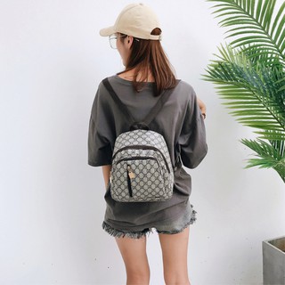 ดาวพร้อมกระเป๋าสะพาย กระเป๋า กระเป๋าเป้ กระเป๋าสะพายหลัง backpack no.b02 black