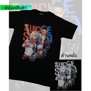 เสื้อยืดแฟชั่น เสื้อยืดสีดำสกรีนลายS-5XL