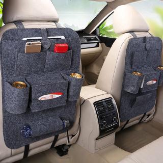 Car Storage bag ที่ใส่ของในรถเอนกประสงค์ ใช้ได้กับรถทุกรุ่น ถุงเก็บรถสากลกล่องกลับที่นั่งกระเป๋าออแกไนเซอร์กระเป๋าเบาะหลังที่วางกระเป๋ารถจัดแต่งทรงผมป้องกันอุปกรณ์รถยนต์