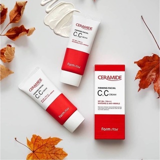 FARM STAY Ceramide Firming Facial C.C Cream 50 g. 💦 ( MADE IN KOREA ) / NM