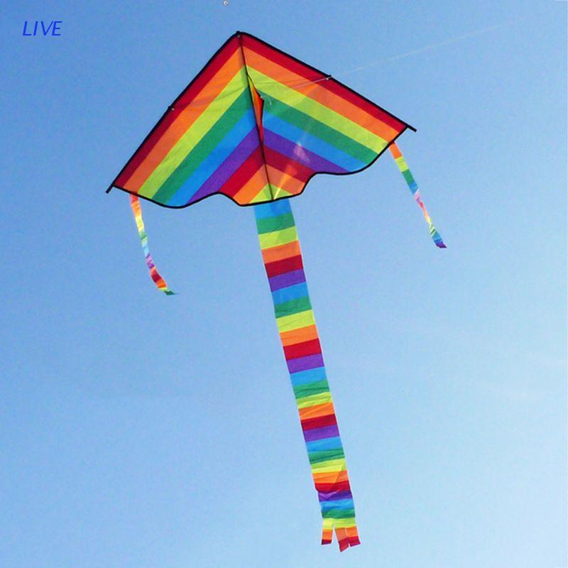 Live ว่าวสายรุ้งของเล่นกลางแจ้งสําหรับเด็ก