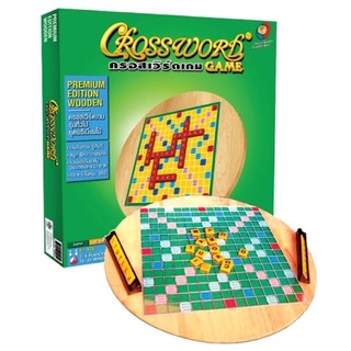 เกมส์ ต่อคำศัพท์ ภาษาอังกฤษ Crossword ครอสเวิร์ด ไม้หมุน แข่งขัน ของแท้💯%