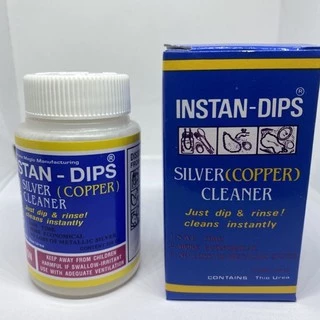 ถูก และ ดี !! INSTAN-DIPS ของแท้ ของใหม่ น้ำยาทำความสะอาดเครื่องเงิน บรรจุ 1 ขวด แค่จุ่ม 2-5 นาที ชิ้นงานสดใส