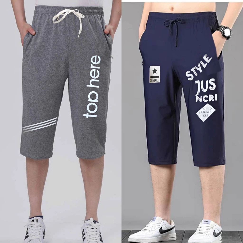 #กางเกงขา4ส่วนผู้ชายผ้ายืดตัวใหญ่ดีใส่เทียวใส่ออกกำลังกายใด้ แฟชั่น ลายใหม่ ราคาพิเศษ+เอว25-50ใส่ได้=ตัวใหญ่จริง)145