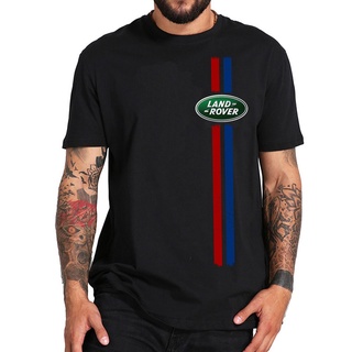 เสื้อยืด ผ้าฝ้าย พิมพ์ลาย Land Rover British Car Auto Truck สีขาว สไตล์เรโทร พลัสไซซ์ ของขวัญวันหยุด สําหรับผู้ชายS-5XL