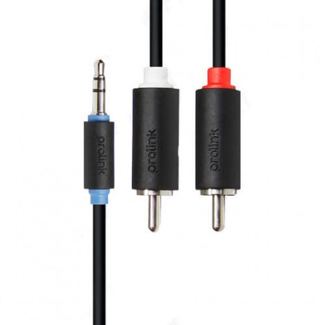 Prolink PB105 3.5 mm 5 M <-> 2*RCA M สายลำโพง 3.5mm. to RCA.