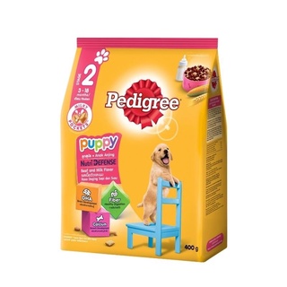 Pedigree Puppy Beef and Milk 400g อาหารสุนัข