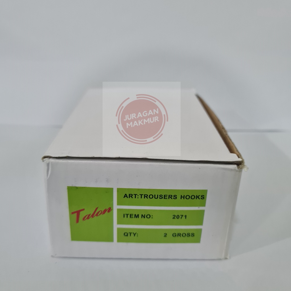 [2 Gross] ส้นนิกเกิล Talon - ส้นกางเกง Talon - ส้นปุ่ม Talon - กระโปรงโรงเรียนกางเกงปุ่มตะขอ - กระดุ